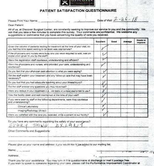 Patient Review